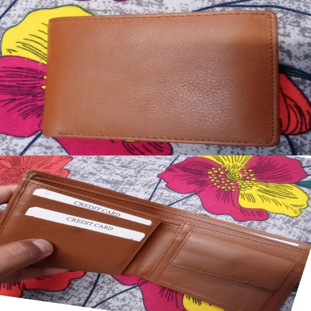 Leather Wallet - Color: Dark Brown