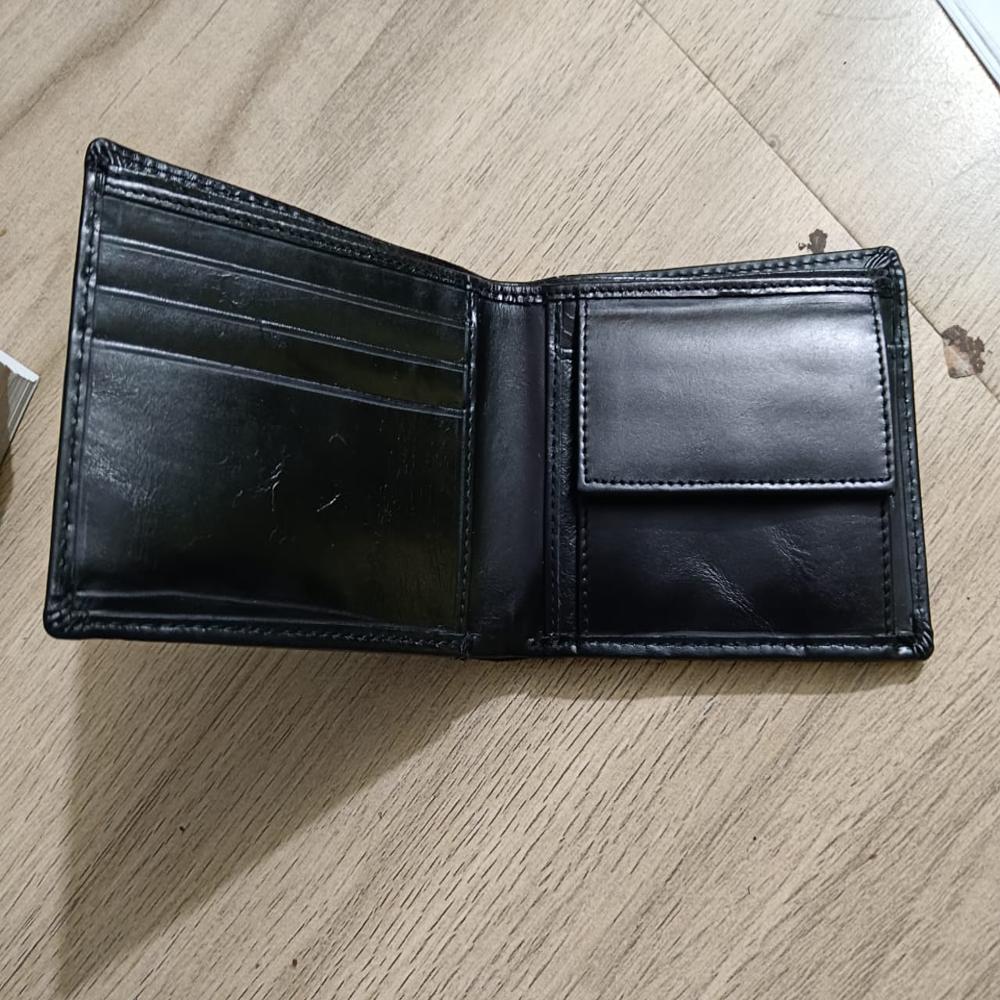 Leather Wallet - Color: Dark Brown