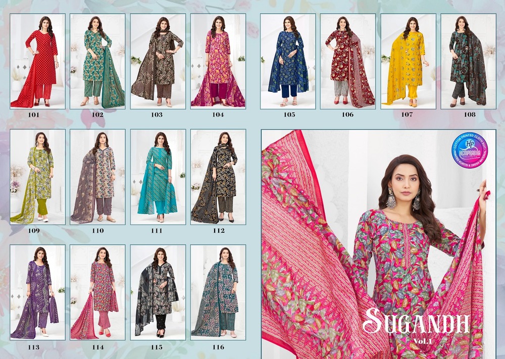Hemprabha Sugandh Vol-1  Dress Material