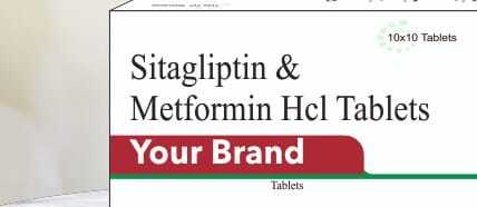 Sitagliptine and Metrformin Hcl Talets