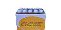 Calcium Citrate, Magnesium, Zinc & Vitamin D3 Tablets