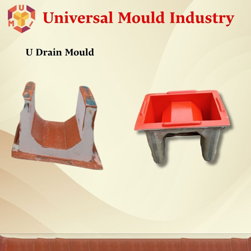 U Drain Mould - Color: Red
