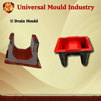 U Drain Mould - Color: Red