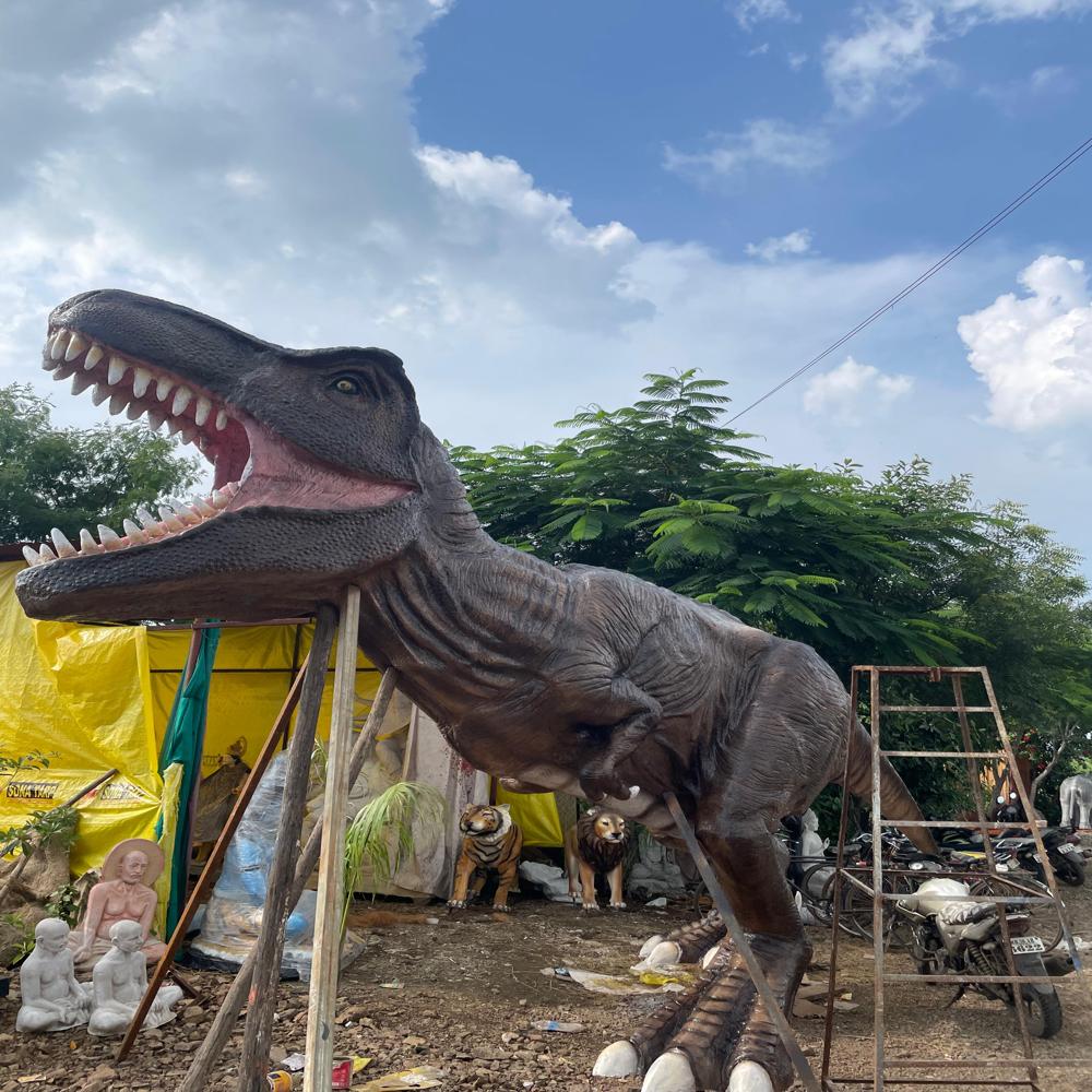Fiber Dinosaur Statue
