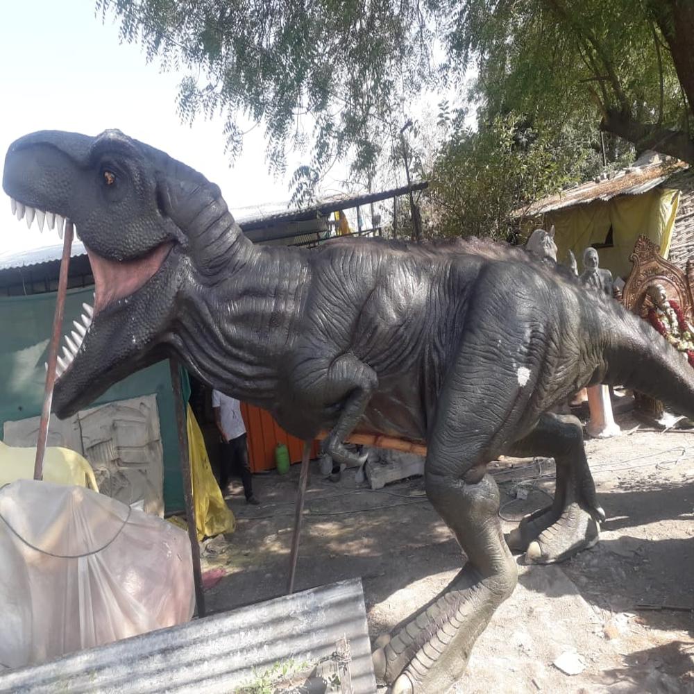 Fiber Dinosaur Statue - Color: Original