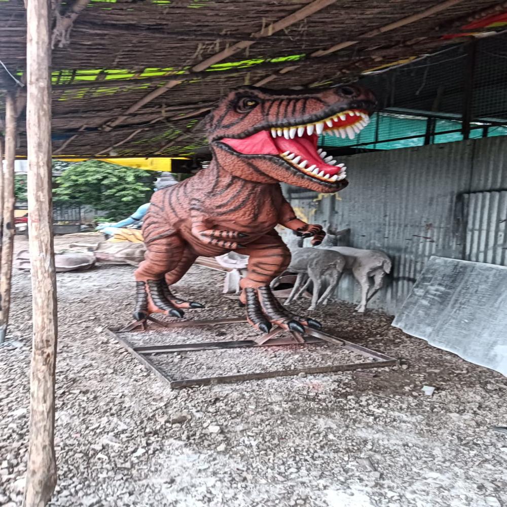 Frp Dinosaur Statue - Color: Original