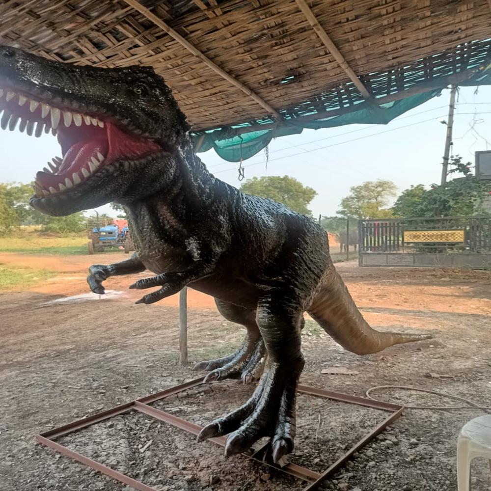 Frp Dinosaur Statue - Color: Original