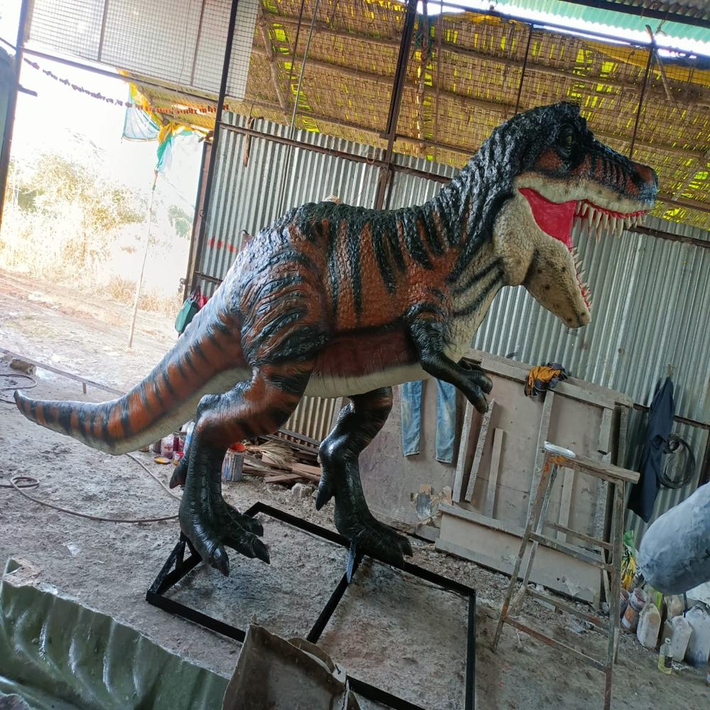 Frp Dinosaur Statue - Color: Original