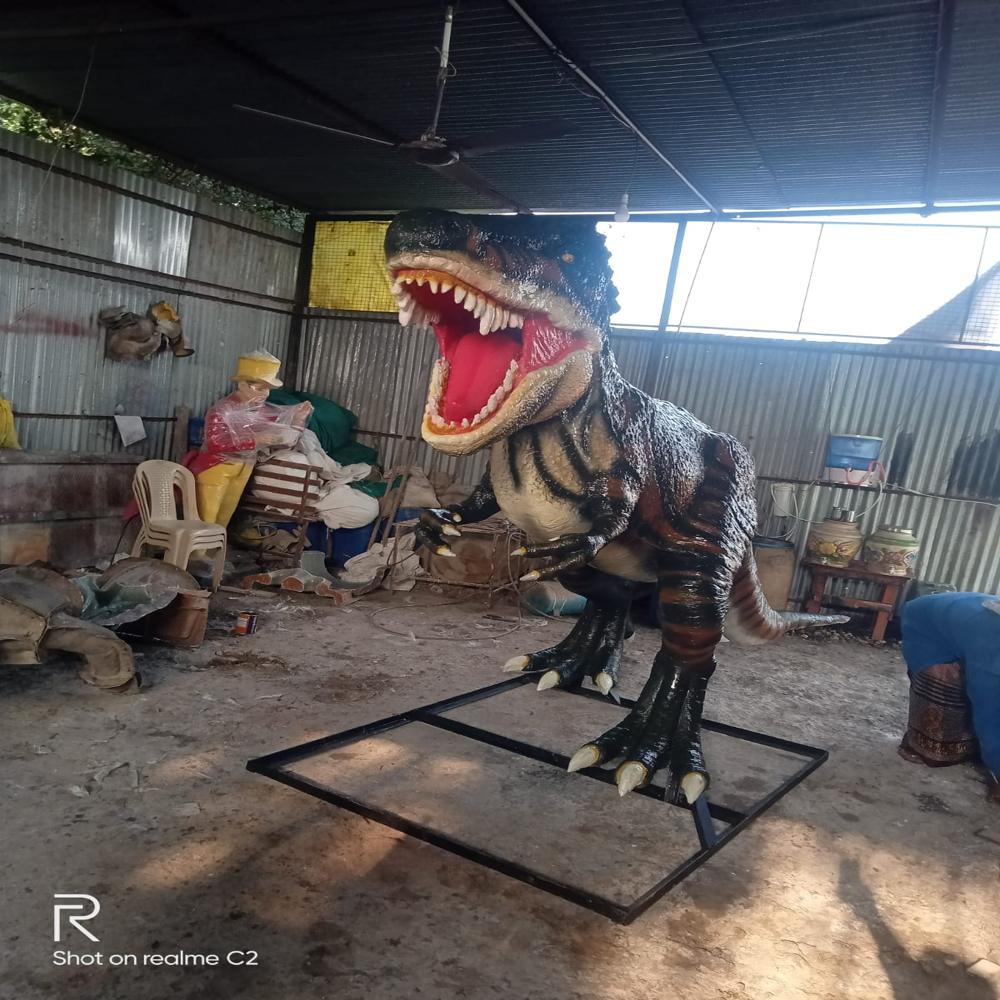 Frp Dinosaur Statue - Color: Original