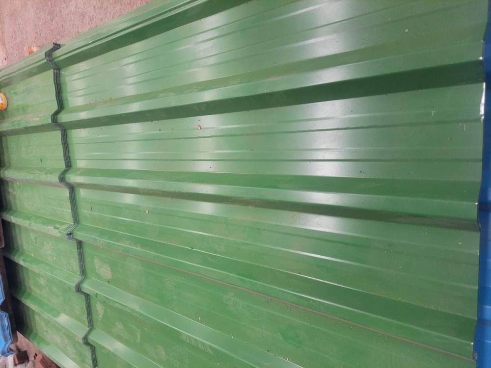 Color Coated Roofing Sheet - Color: Brown / Maroon
