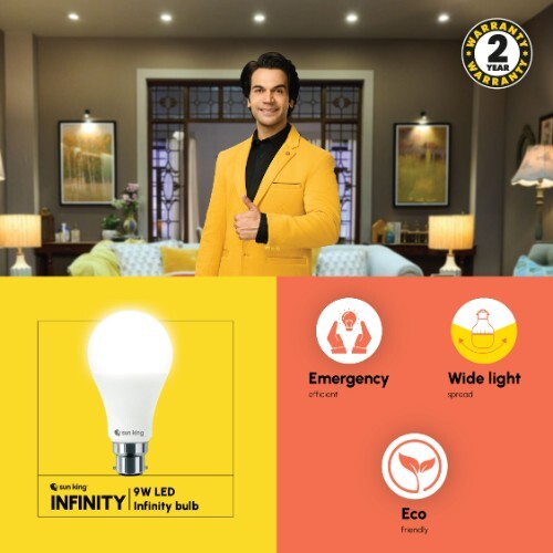 White Led Bulbs - Polycarbonate, 9w, 900 Lumens, Cool Daylight 6500k | Modern Design, Energy Efficient, Ip20 Rating, Hybrid Technology