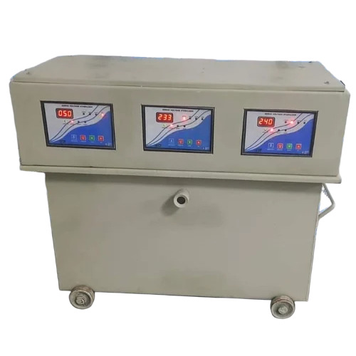 Three Phase Servo Controlled Voltage Stabilizer - Current: Ac