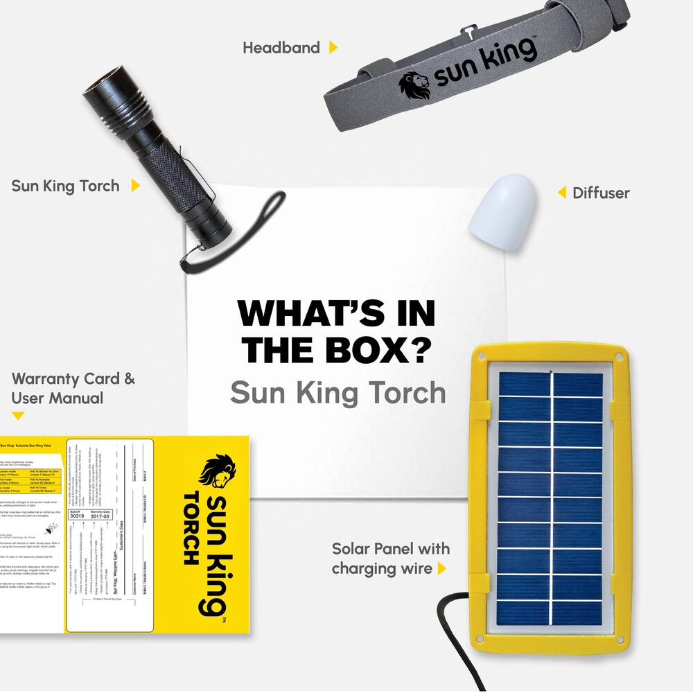 Solar Emergency Rechargeable Light - Anodized Aluminum, Ultra Portable, Long Run Time, 3 Power Modes, Weatherproof Seal, Handsfree Light