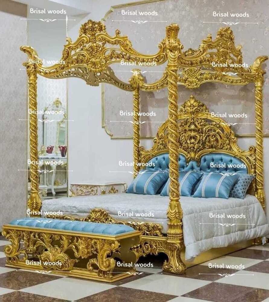 Royal Bedroom Set - Color: Golden