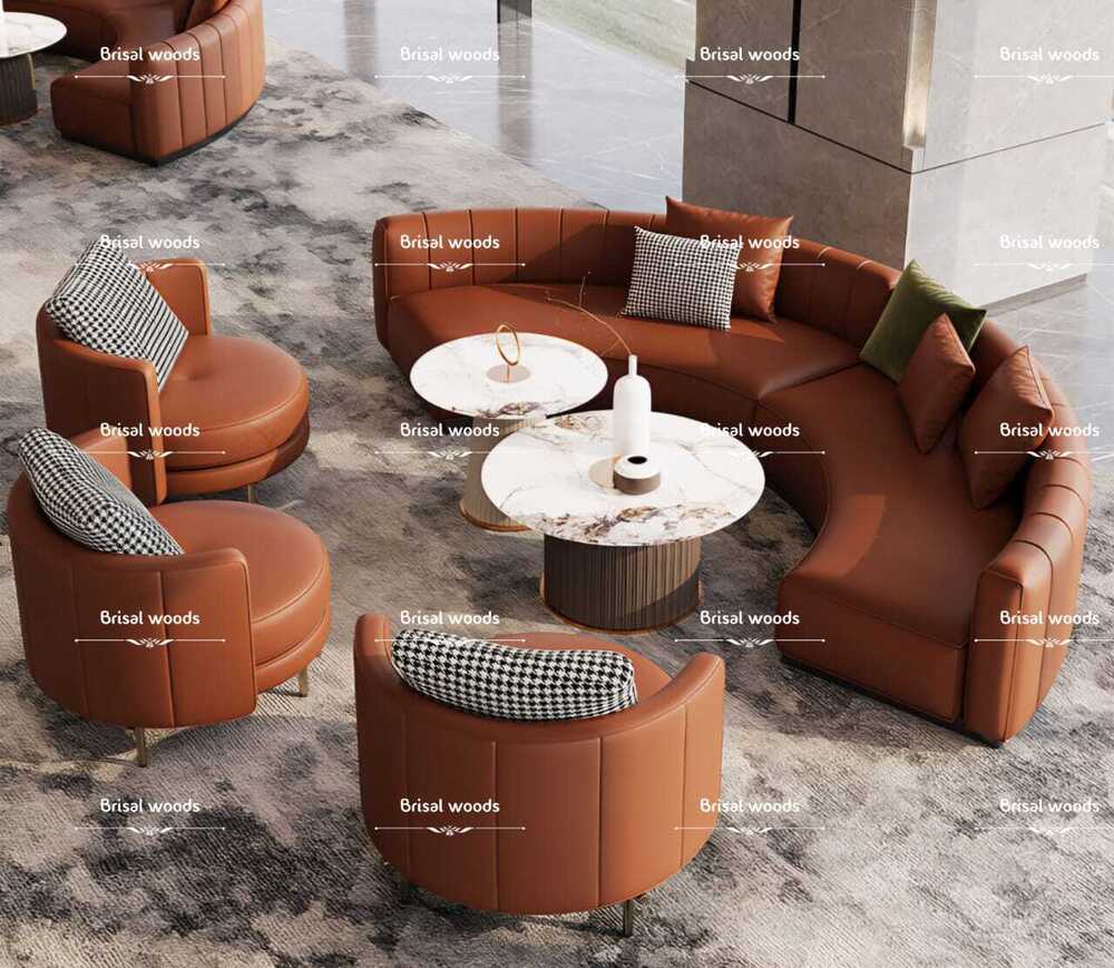 Modern Sectional Sofa Set With Table - Application: Home