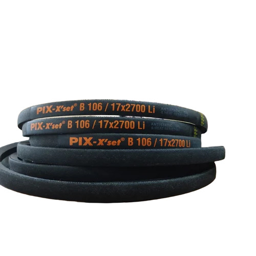 Pix X Set Classical V Belts - Belt Color: Black