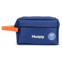 Huspy Grain R-laminum Bag Pouch With Vegan Leather Handle - Color: Blue