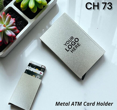 Ch 73 Meal Atm Card Holder - Color: Silver