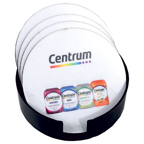 Centrum Coasters - Color: White