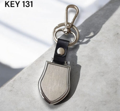 Metal Wooden Keychain