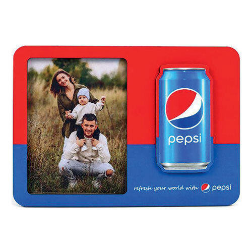 Pepsi With D Couout Photo Frame - Dimension (L*W*H): 6"X8"