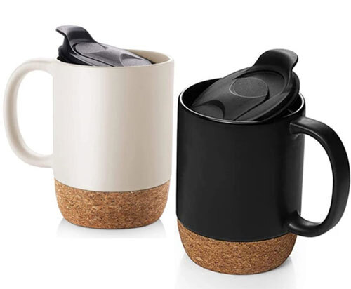 Ceramic Mug with Cork Base