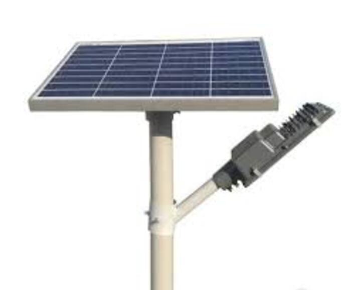 9W Solar LED Street Light Set