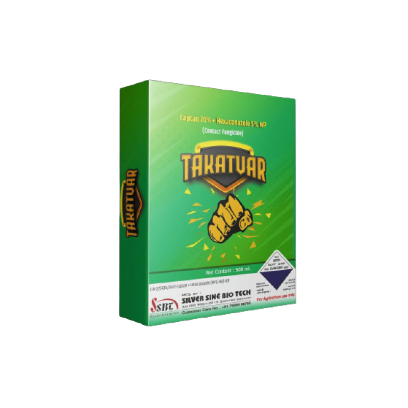 Takatvar Captan 70% + Hexaconazole 5% Wp - Application: Agriculture
