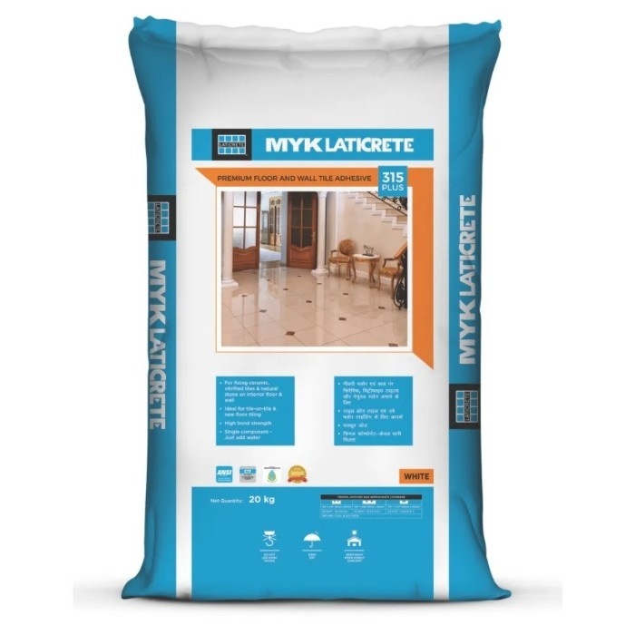 Tile Adhesive - Color: White Grey