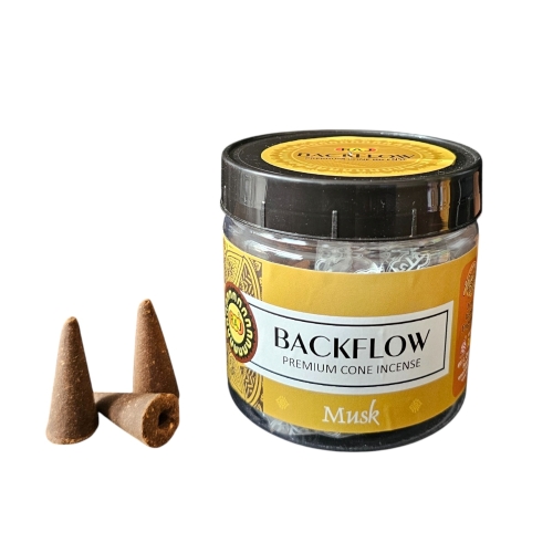 Musk Backflow Incense Cones 100G