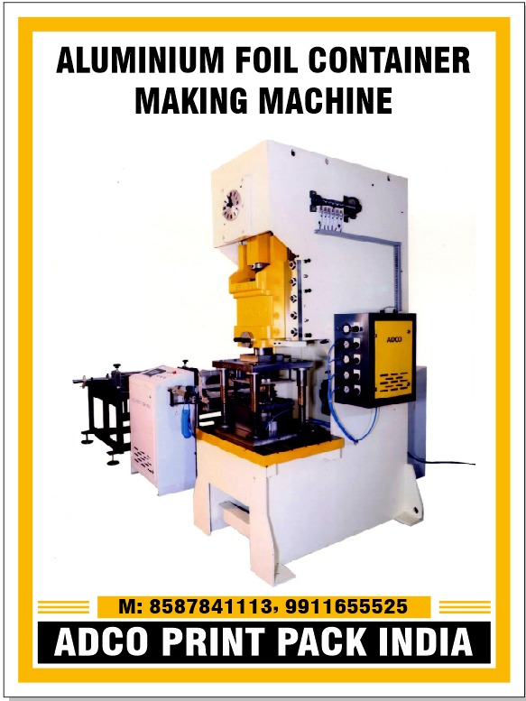 Aluminum Foil Container Making Machine - Cutting Size: 4- 12 Inch