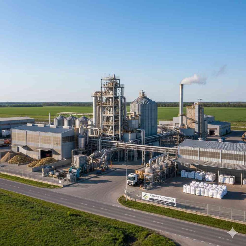 corn starch-based bioplastics  High Capacity Concentration Production Unit