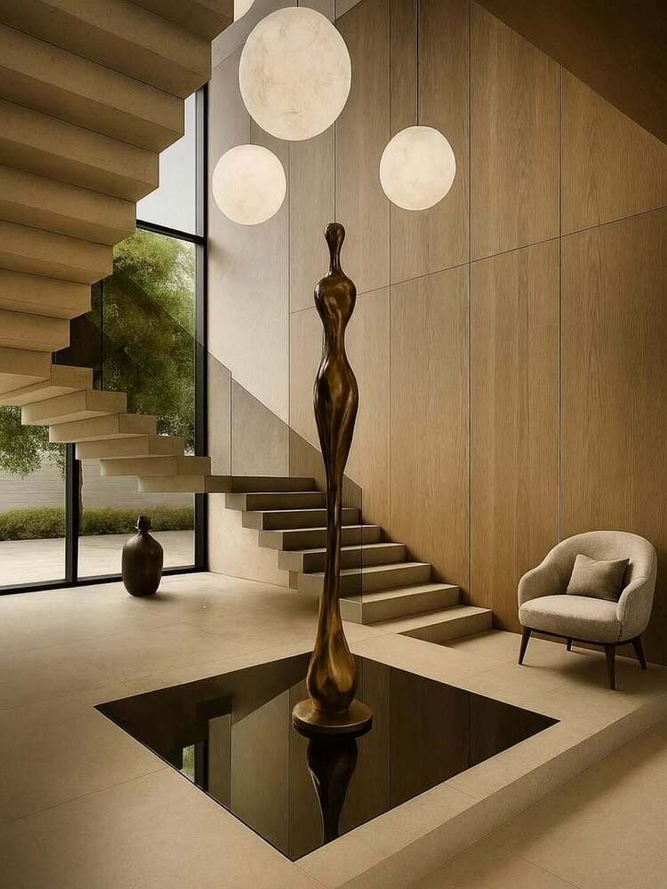 Customized Lobby Interior - Color: Brown
