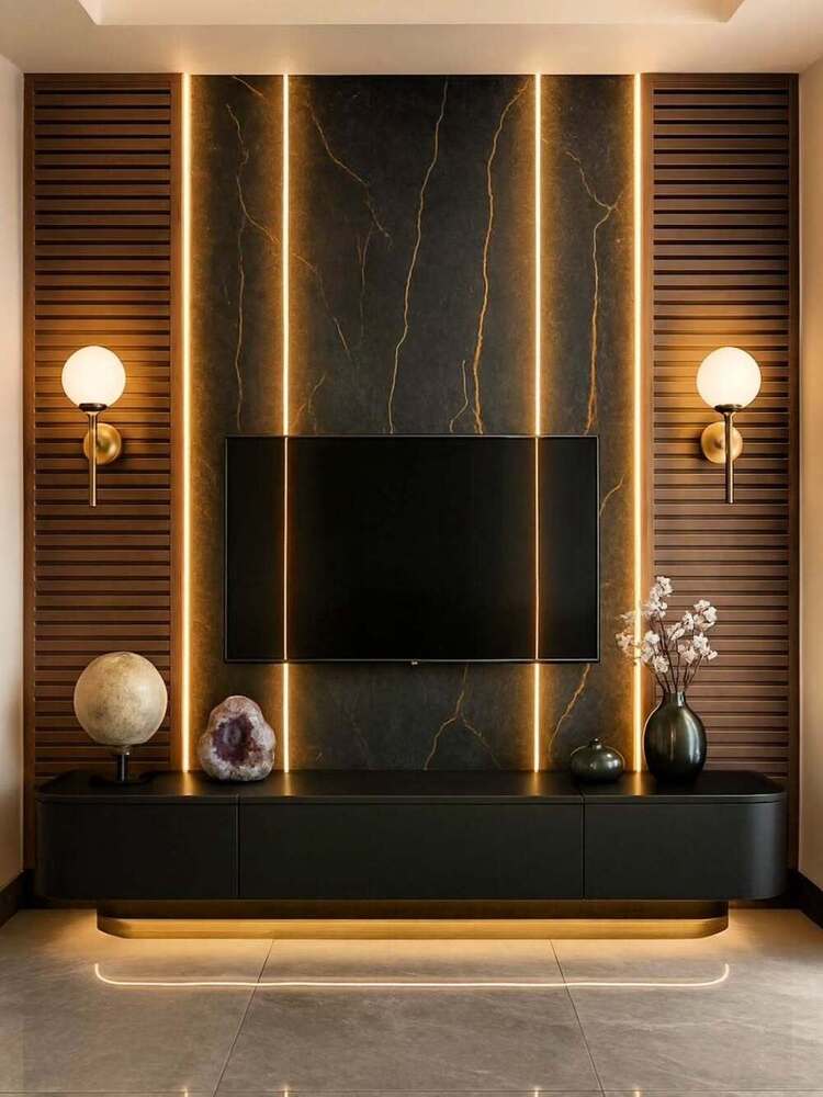 Customized Tv Unit - Assembly: Carpenter Assembly