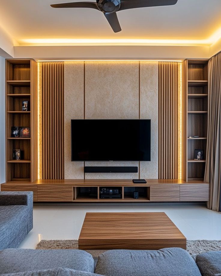 Customized Tv Unit - Assembly: Carpenter Assembly