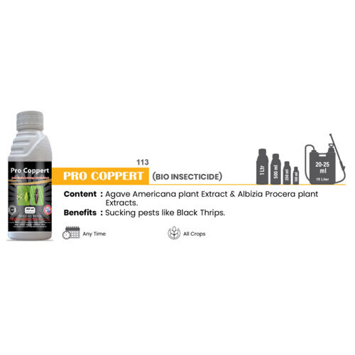 Pro Coppert Bio Insecticides - Application: Agriculture