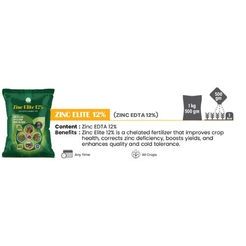 Zinc Elite 12% Micro Nutrient Fertilizers