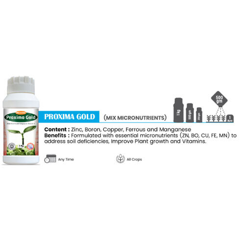 Proxima Gold Mix Micronutrients - Application: Agriculture