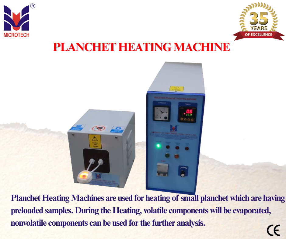 Planchet Heating Machine - Color: Blue