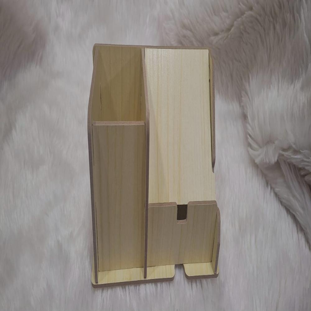 2 in 1 Wooden Pen Stand DW 3003
