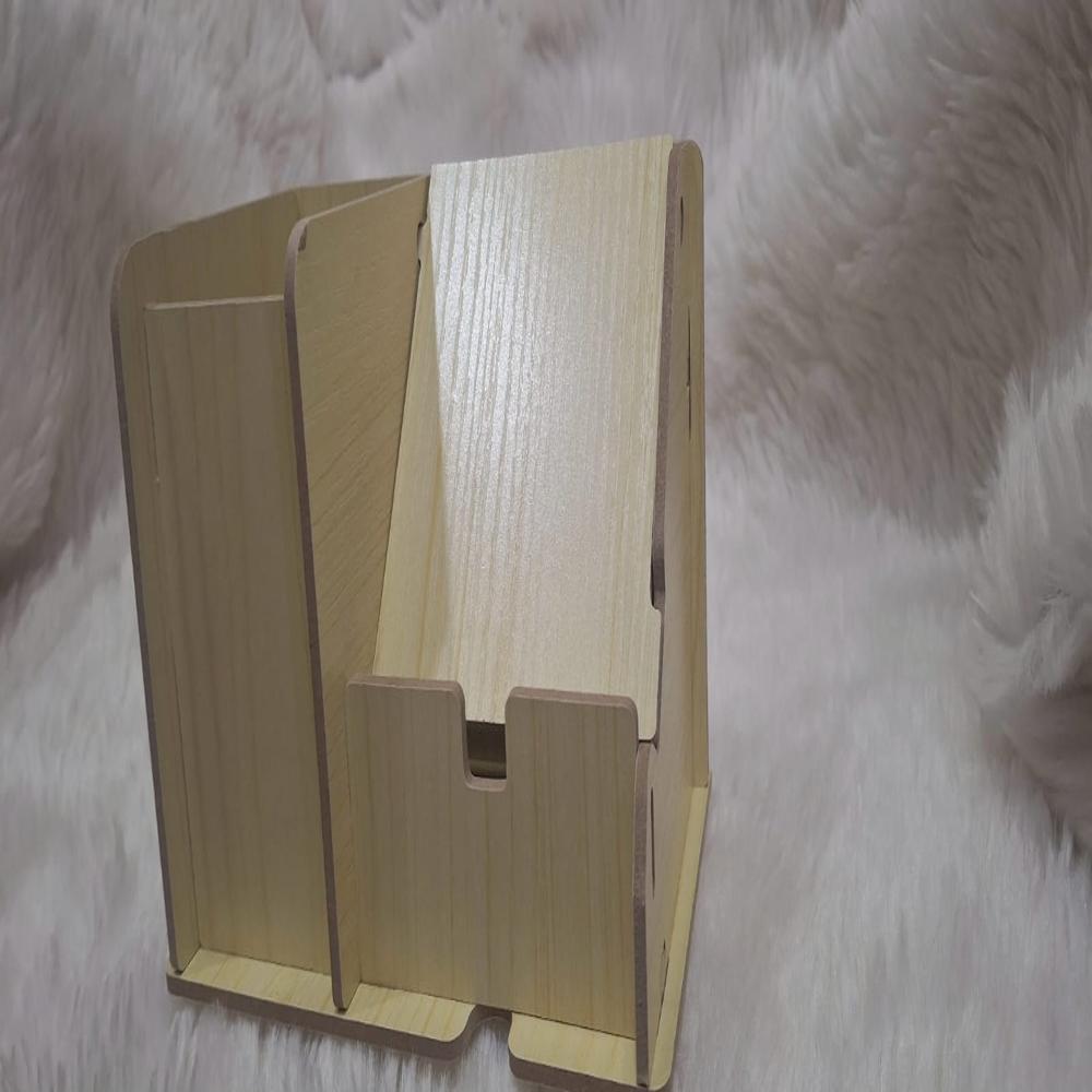 2 in 1 Wooden Pen Stand DW 3003