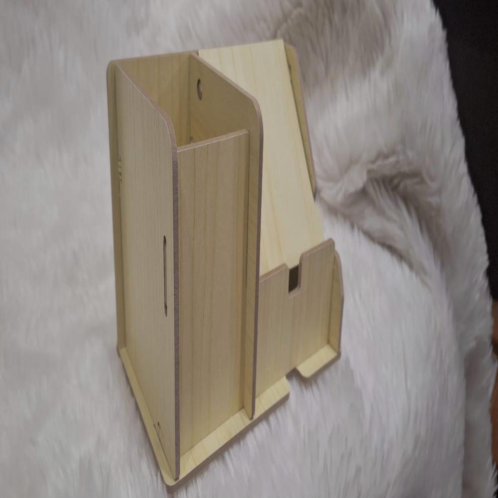 2 in 1 Wooden Pen Stand DW 3003