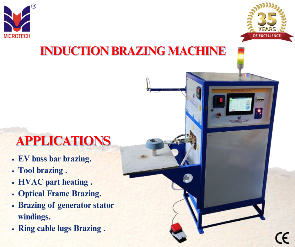 Induction Brazing Machine - 50 Hertz (Hz), Metal Frame, Fully Automatic, 230 Volt (V), Durable, For Brazing Material, Driven Type: Electric, Hydraulic, Pneumatic, Improved Power Factor