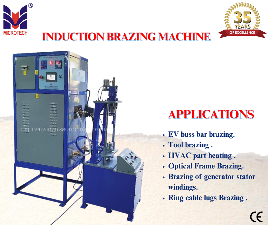 Induction Brazing Machine - 50 Hertz (Hz), Metal Frame, Fully Automatic, 230 Volt (V), Durable, For Brazing Material, Driven Type: Electric, Hydraulic, Pneumatic, Improved Power Factor