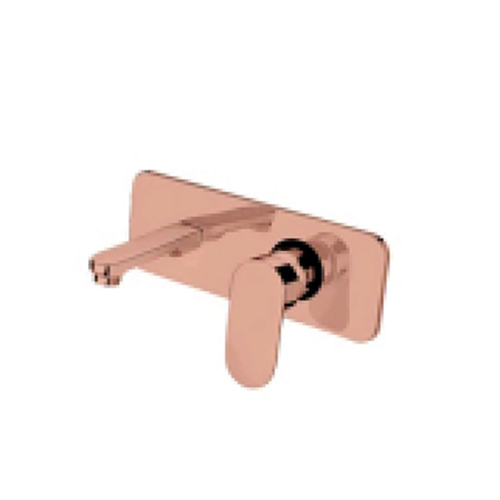 Single Lever Concealed Basin Mixer - Color: Rose Gold