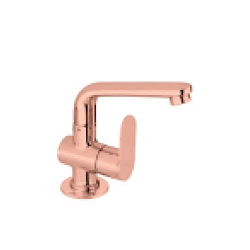 Swan Cock Brass Spout - Color: Rose Gold