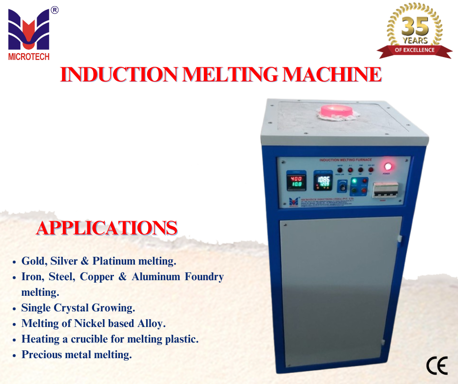 Induction Melting Machine - Color: White