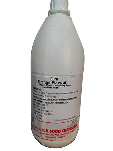 Orange Flavour - Color: White