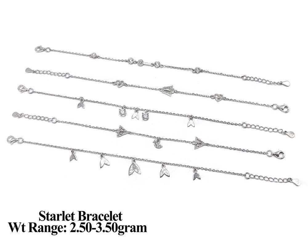 92.5 New Design silver Starlet bracelet