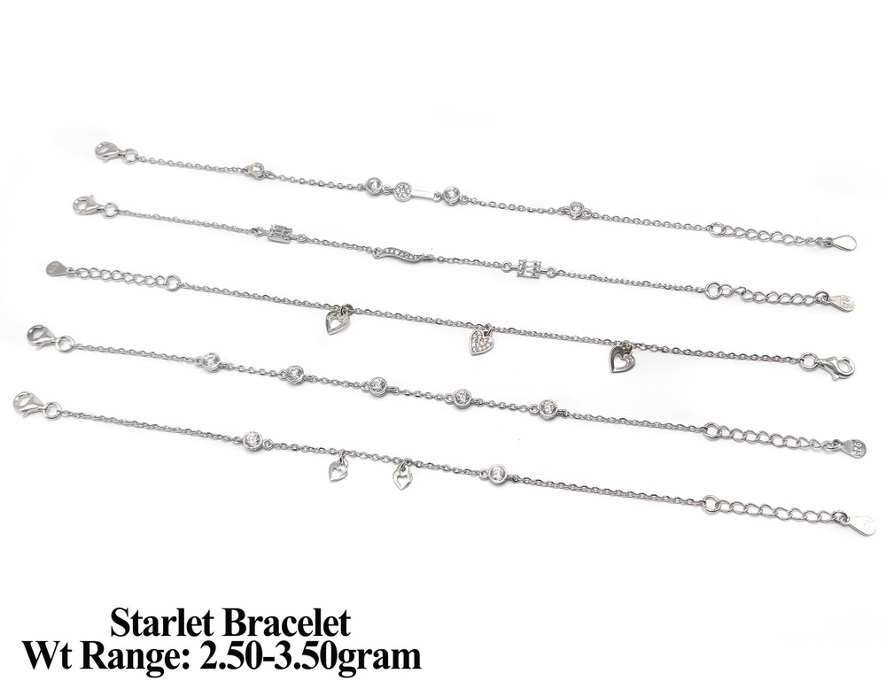 92.5 New Design silver Starlet bracelet
